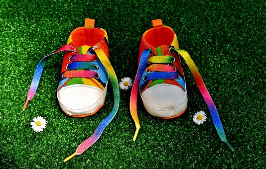 buty dla dzieci kolorowe